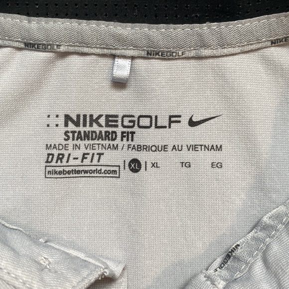 Nike Golf Dri-Fit XL Grey Polo - Picture 2 of 3